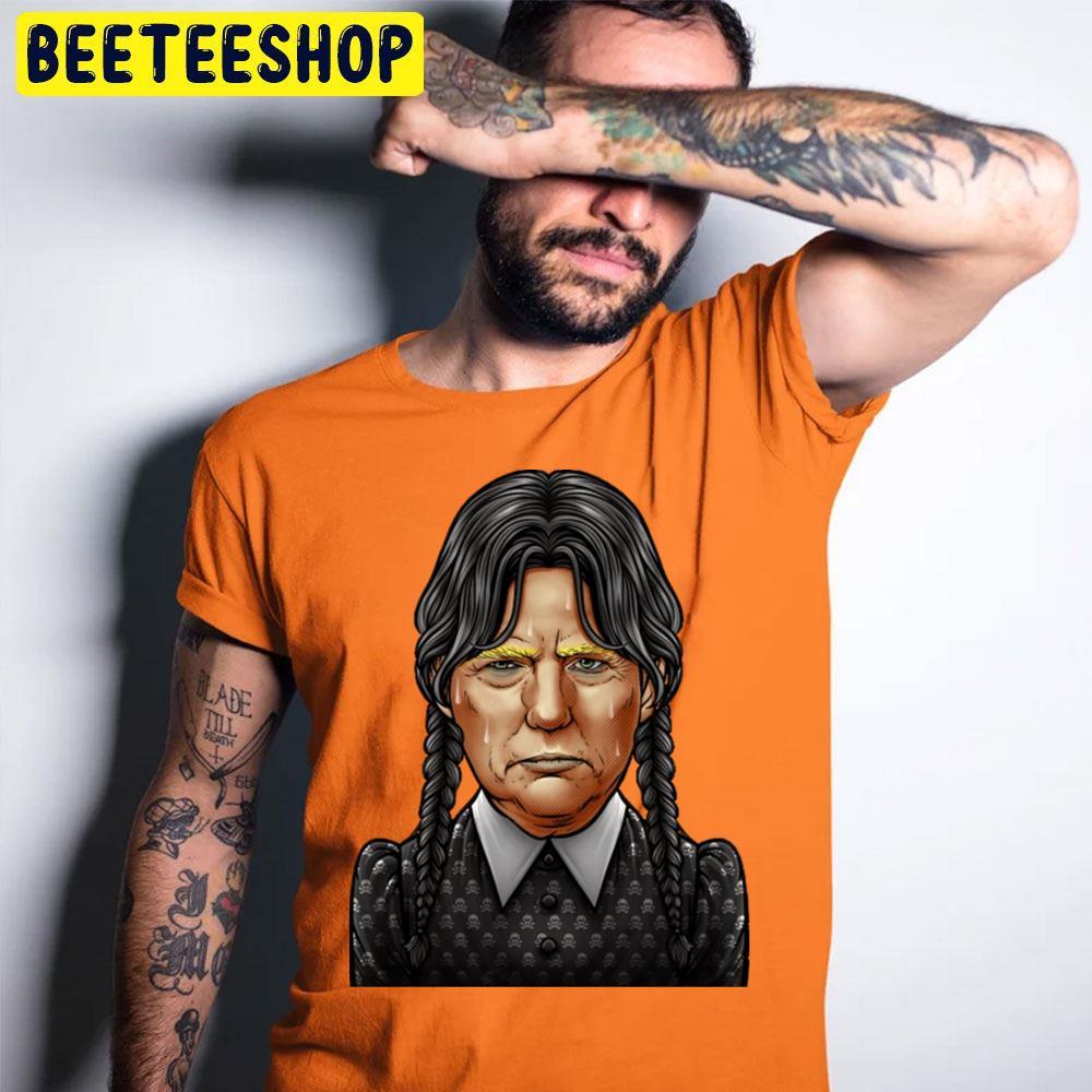 Wednesday Donald Trump Halloween Beeteeshop Trending Unisex T-Shirt Wednesday Donald Trump Halloween Beeteeshop Trending Unisex T-Shirt