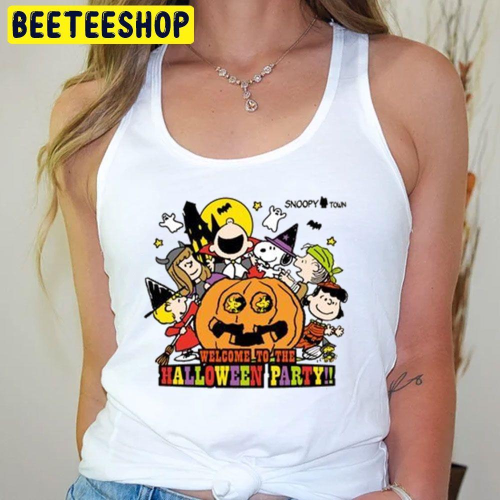 Welcome To Party It's The Great Pumpkin, Charlie Brown Beeteeshop Trending Unisex T-Shirt Welcome To Party It's The Great Pumpkin, Charlie Brown Beeteeshop Trending Unisex T-Shirt