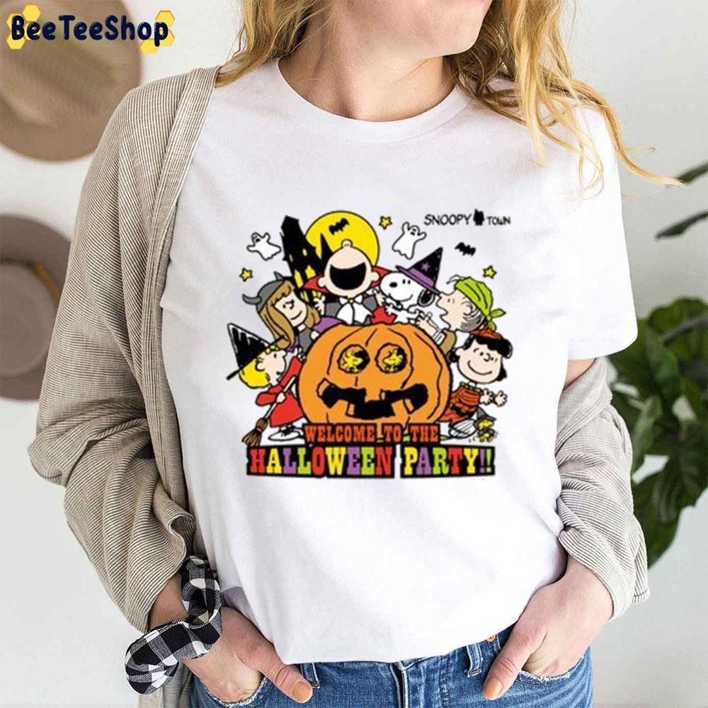 Welcome To Party It's The Great Pumpkin, Charlie Brown Beeteeshop Trending Unisex T-Shirt Welcome To Party It's The Great Pumpkin, Charlie Brown Beeteeshop Trending Unisex T-Shirt