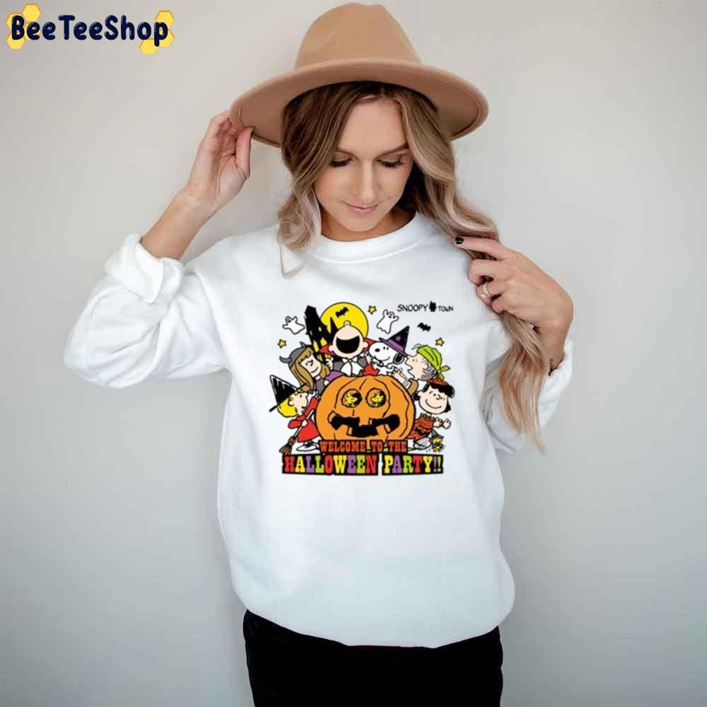 Welcome To Party It's The Great Pumpkin, Charlie Brown Beeteeshop Trending Unisex T-Shirt Welcome To Party It's The Great Pumpkin, Charlie Brown Beeteeshop Trending Unisex T-Shirt