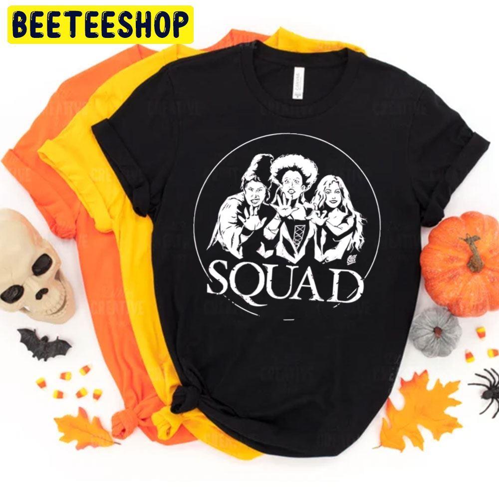 White Sister Squad Hocus Pocus Happy Halloween Beeteeshop Trending Unisex T-Shirt White Sister Squad Hocus Pocus Happy Halloween Beeteeshop Trending Unisex T-Shirt