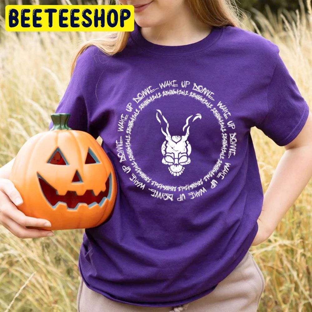 White Style Wake Up Donnie Darko Happy Halloween Beeteeshop Trending Unisex T-Shirt White Style Wake Up Donnie Darko Happy Halloween Beeteeshop Trending Unisex T-Shirt