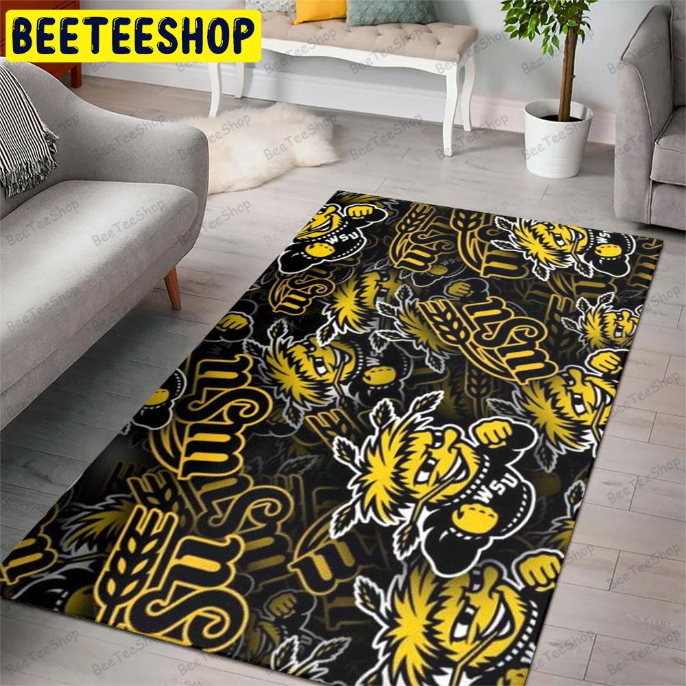 Wichita State University Shockers 22 American Sports Teams Beeteeshop Rug Rectangle Wichita State University Shockers 22 American Sports Teams Beeteeshop Rug Rectangle