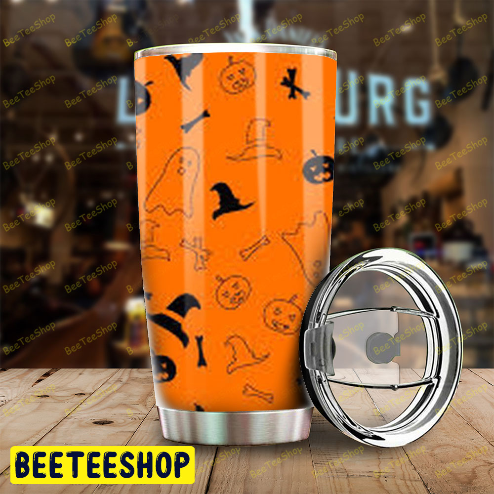 Witch Hats Boos Halloween Pattern 050 Tumbler Witch Hats Boos Halloween Pattern 050 Tumbler