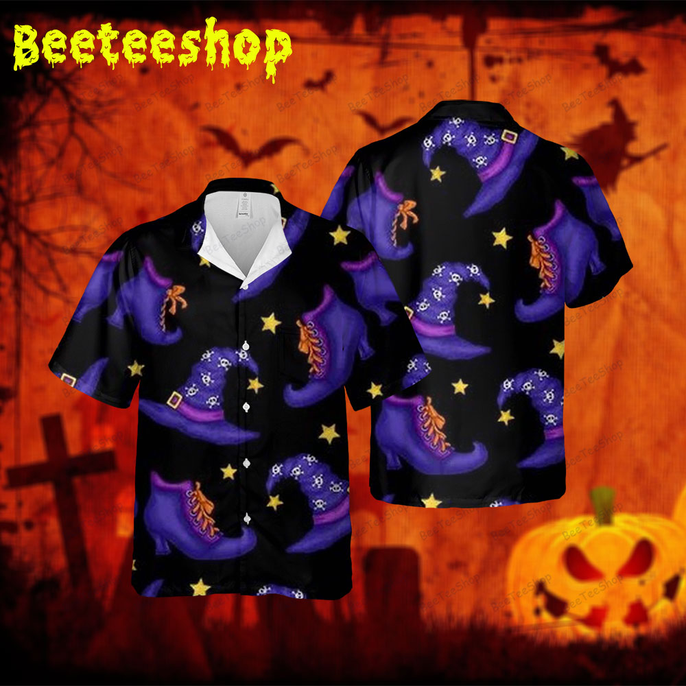 Witch Hats Halloween 321 Spread Collar Hawaii Shirt Witch Hats Halloween 321 Spread Collar Hawaii Shirt
