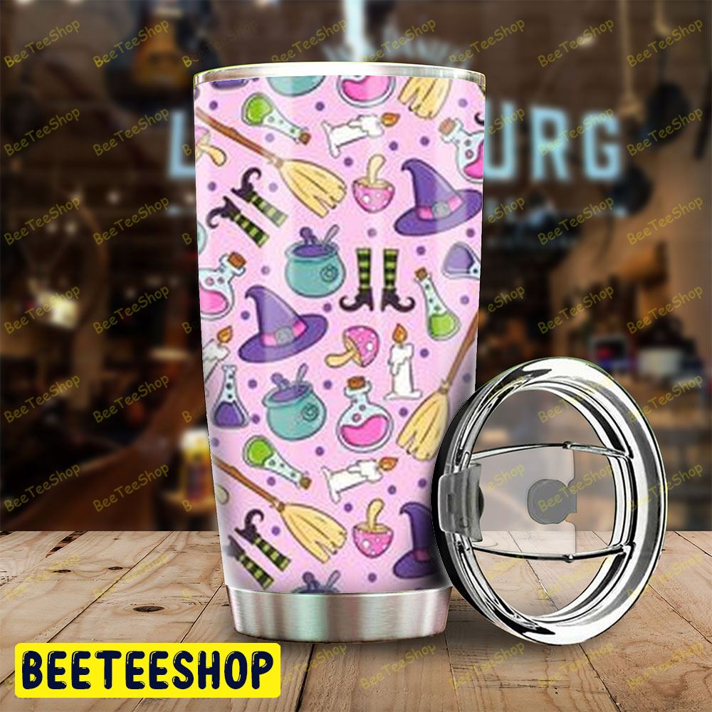 Witch Hats Halloween Pattern 03 Tumbler Witch Hats Halloween Pattern 03 Tumbler