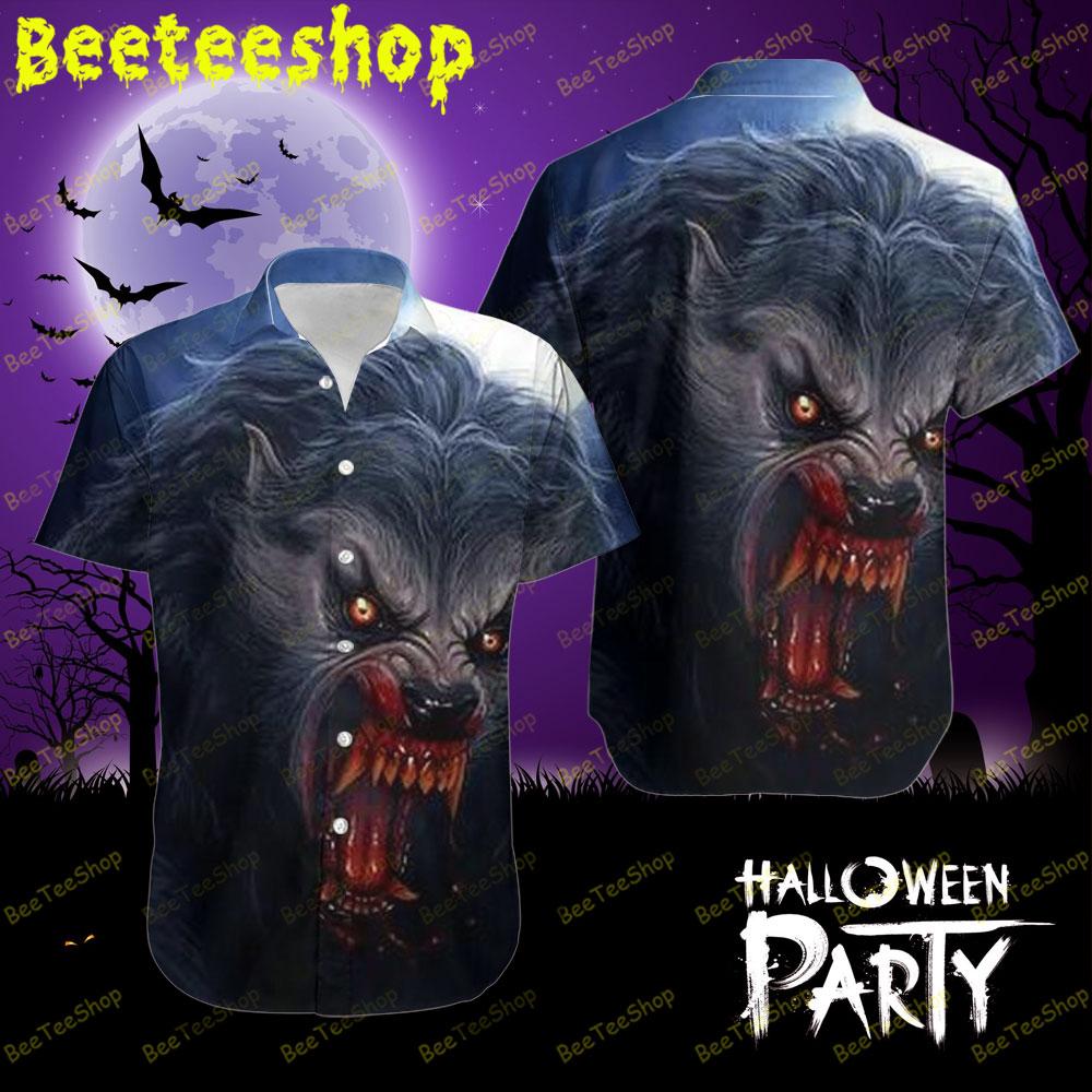 Wolf And Moon An American Werewolf In London Halloween Beeteeshop Hawaii Shirt Wolf And Moon An American Werewolf In London Halloween Beeteeshop Hawaii Shirt