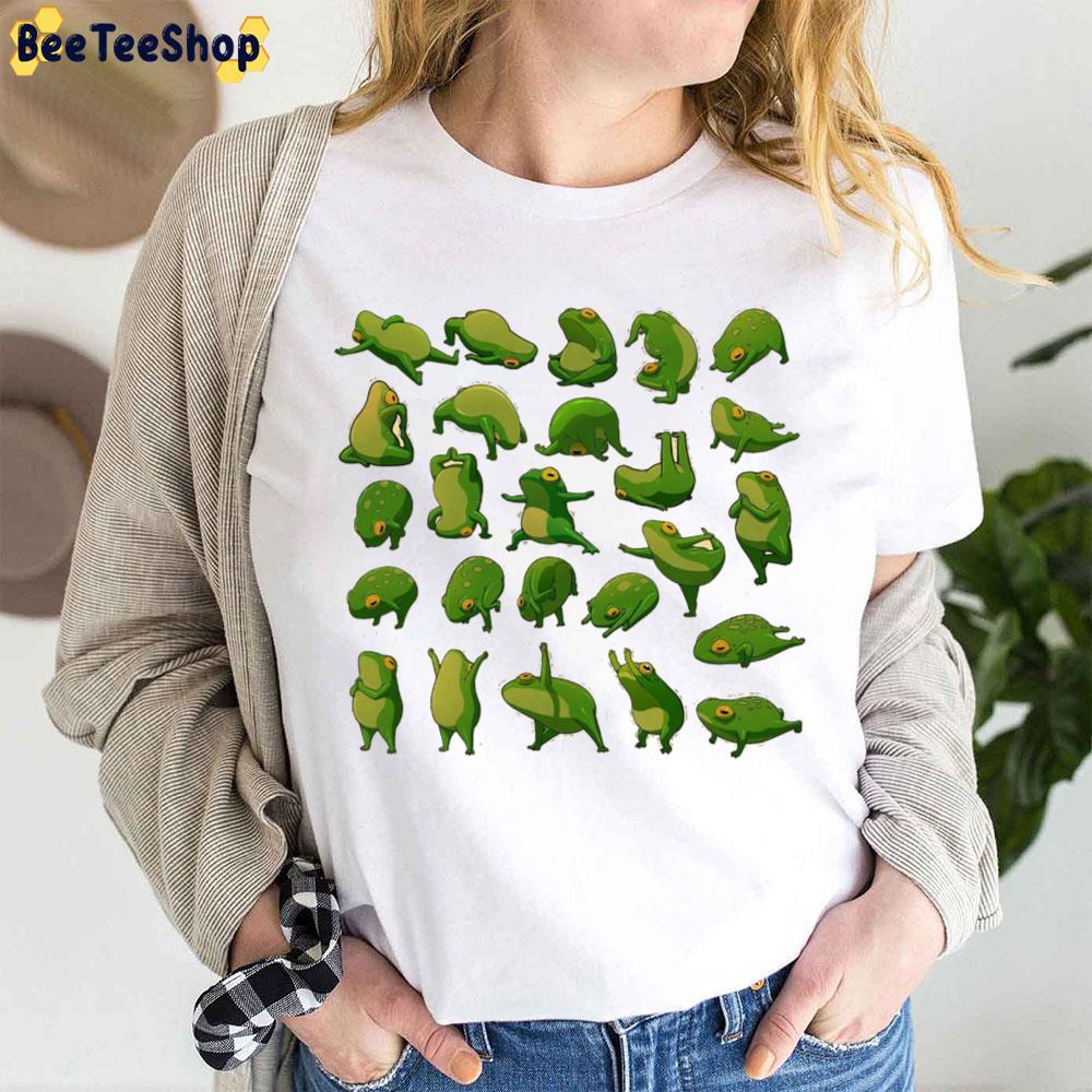 Yoga Frogs Beeteeshop Trending Unisex T-Shirt Yoga Frogs Beeteeshop Trending Unisex T-Shirt
