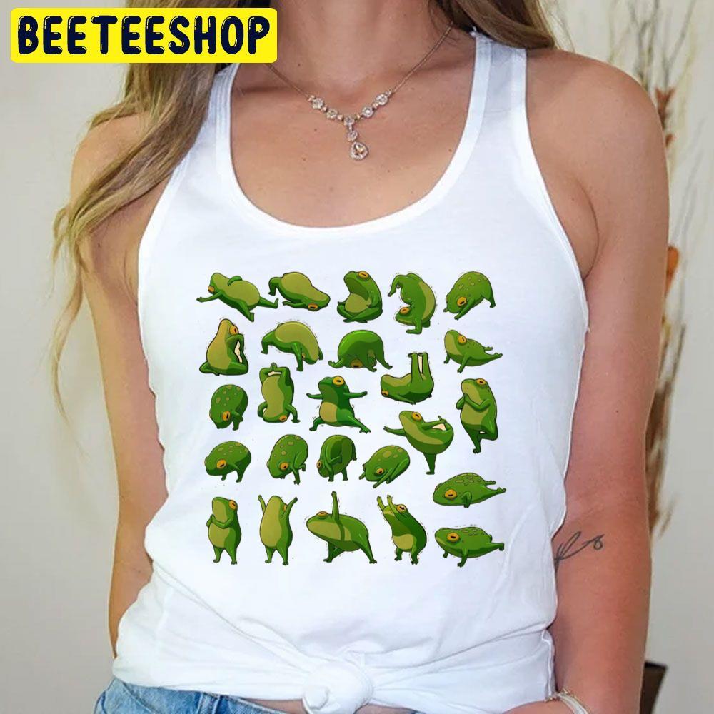 Yoga Frogs Beeteeshop Trending Unisex T-Shirt Yoga Frogs Beeteeshop Trending Unisex T-Shirt