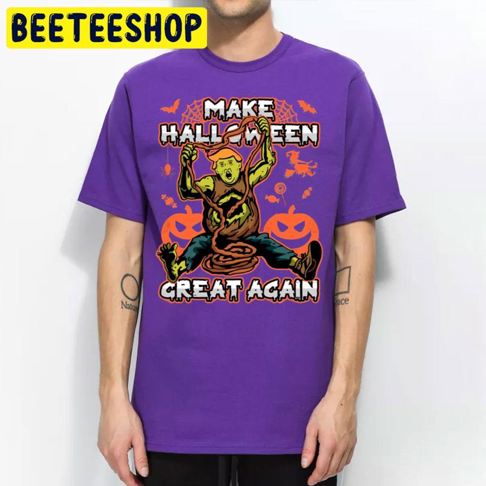 Zombie Trump Make Halloween Great Again Beeteeshop Trending Unisex T-Shirt Zombie Trump Make Halloween Great Again Beeteeshop Trending Unisex T-Shirt