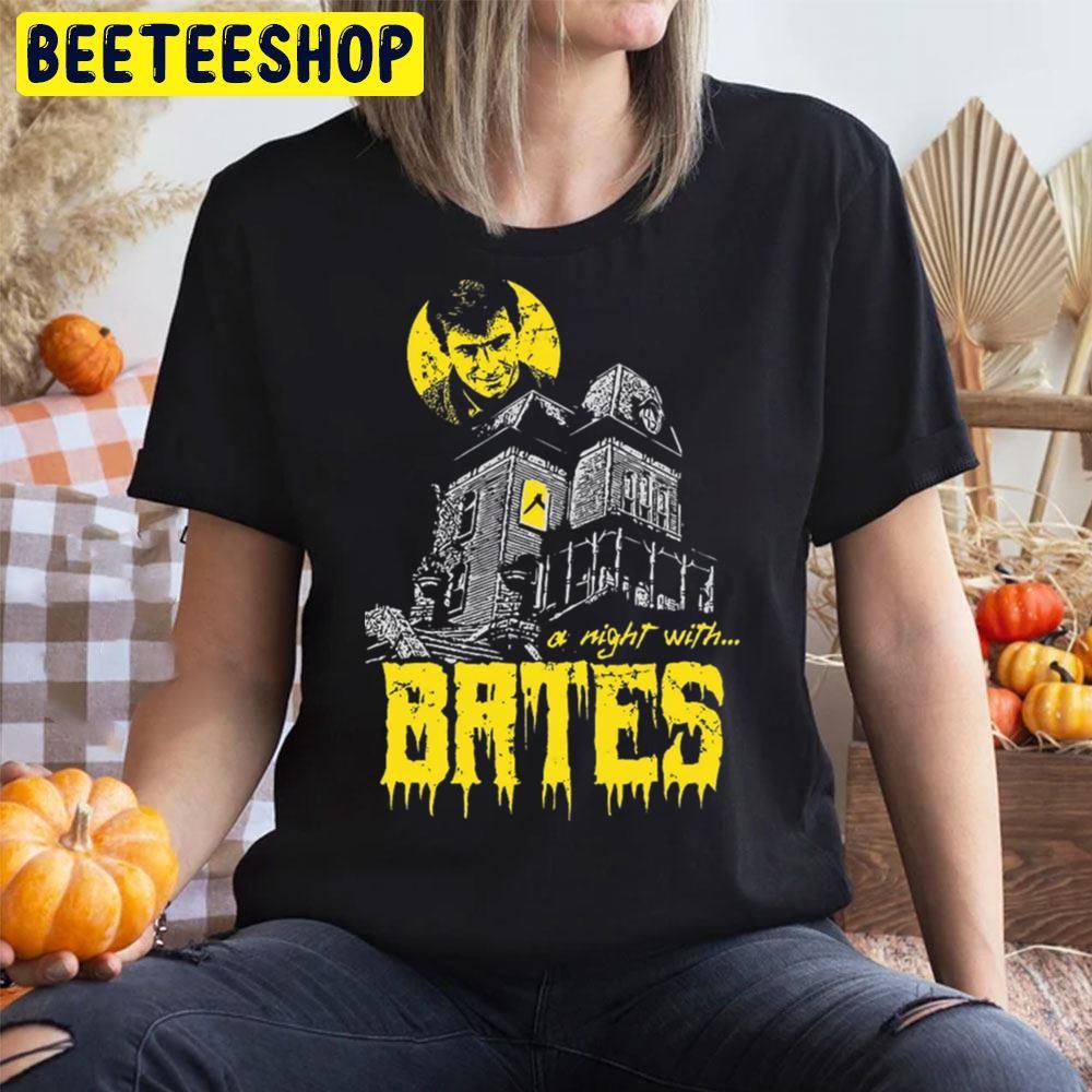 A Night With Bates Patrick Bateman Halloween Beeteeshop Unisex T-Shirt A Night With Bates Patrick Bateman Halloween Beeteeshop Unisex T-Shirt