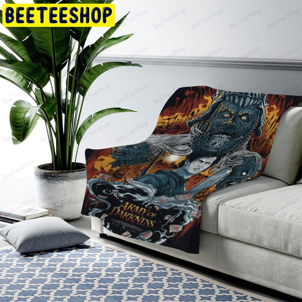 Army Of Darkness Evil Dead Ii Halloween Beeteeshop US Cozy Blanket Army Of Darkness Evil Dead Ii Halloween Beeteeshop US Cozy Blanket