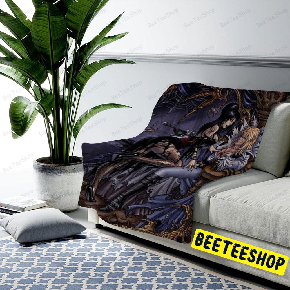 Art Elvira Mistress Of The Dark Halloween Beeteeshop US Cozy Blanket Art Elvira Mistress Of The Dark Halloween Beeteeshop US Cozy Blanket