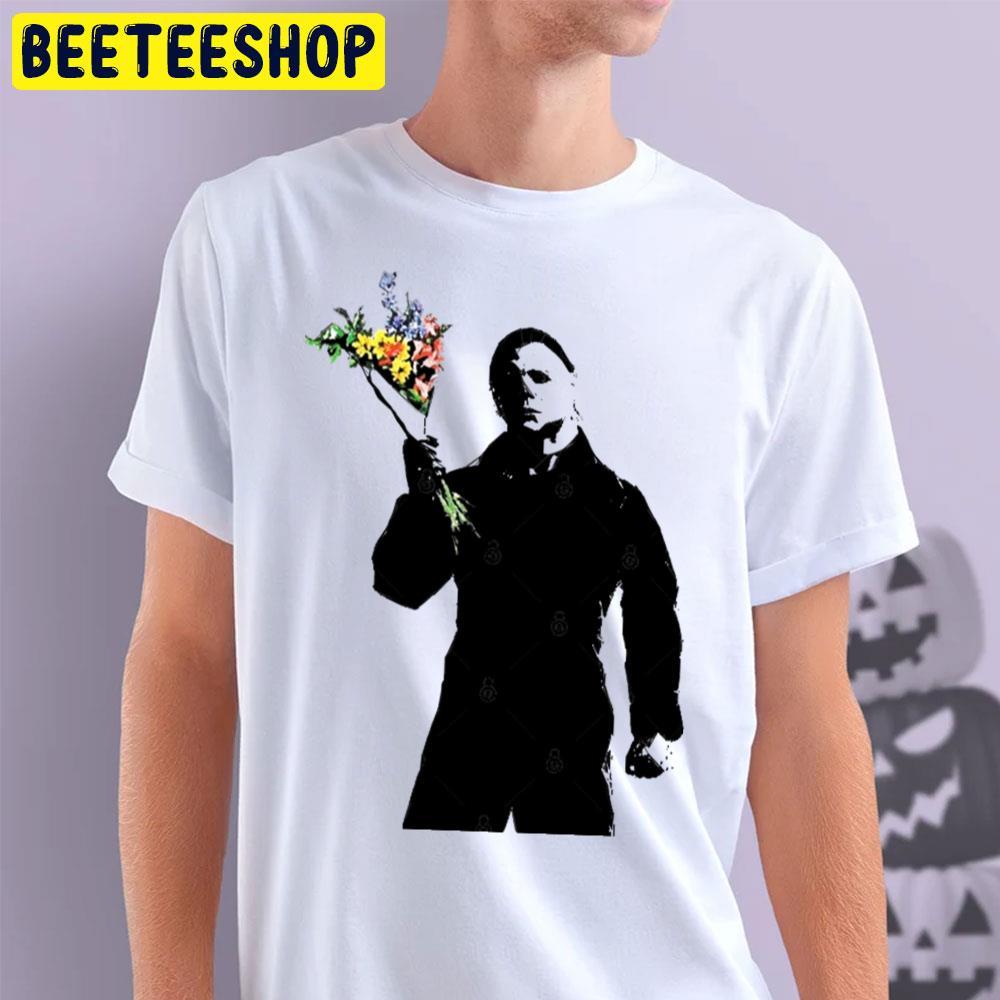 Banksy Michael Myers Halloween Beeteeshop Trending Unisex T-Shirt Banksy Michael Myers Halloween Beeteeshop Trending Unisex T-Shirt