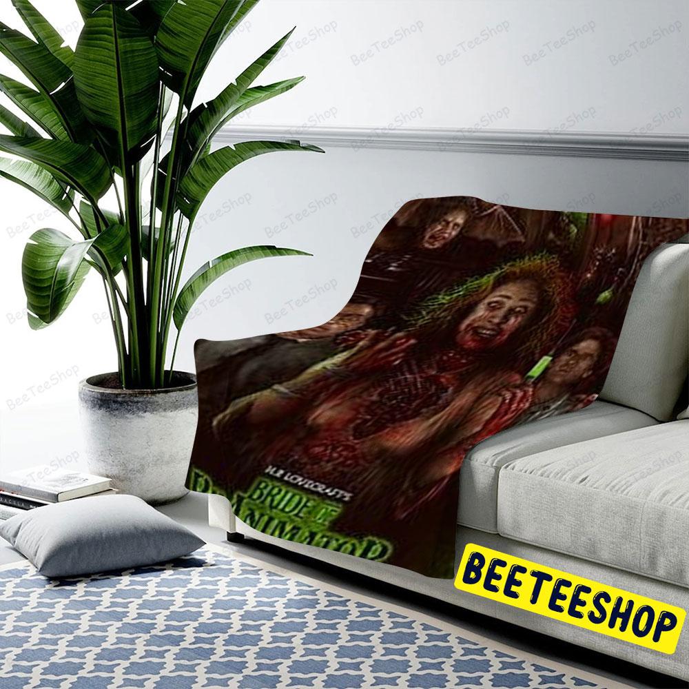 Barbara Crampton Re-Animator Halloween Beeteeshop US Cozy Blanket Barbara Crampton Re-Animator Halloween Beeteeshop US Cozy Blanket