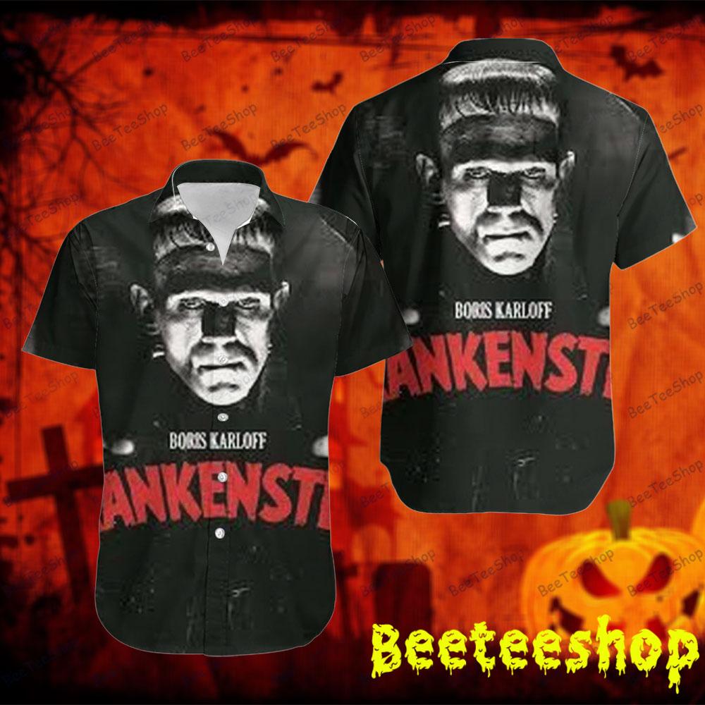 Black Horror Monster Frankenstein Halloween Beeteeshop Hawaii Shirt Black Horror Monster Frankenstein Halloween Beeteeshop Hawaii Shirt