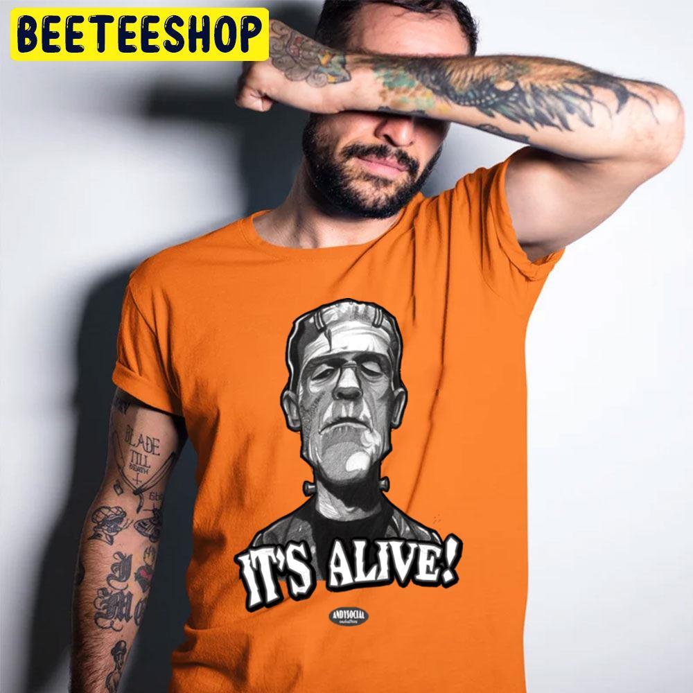 Black It's Alive Frankenstein Halloween Beeteeshop Trending Unisex T-Shirt Black It's Alive Frankenstein Halloween Beeteeshop Trending Unisex T-Shirt