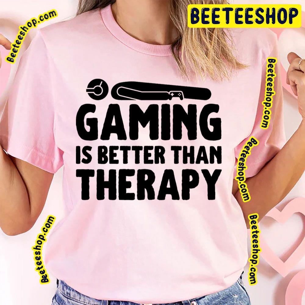 Black Text Therapy Game Beeteeshop Trending Unisex T-Shirt Black Text Therapy Game Beeteeshop Trending Unisex T-Shirt