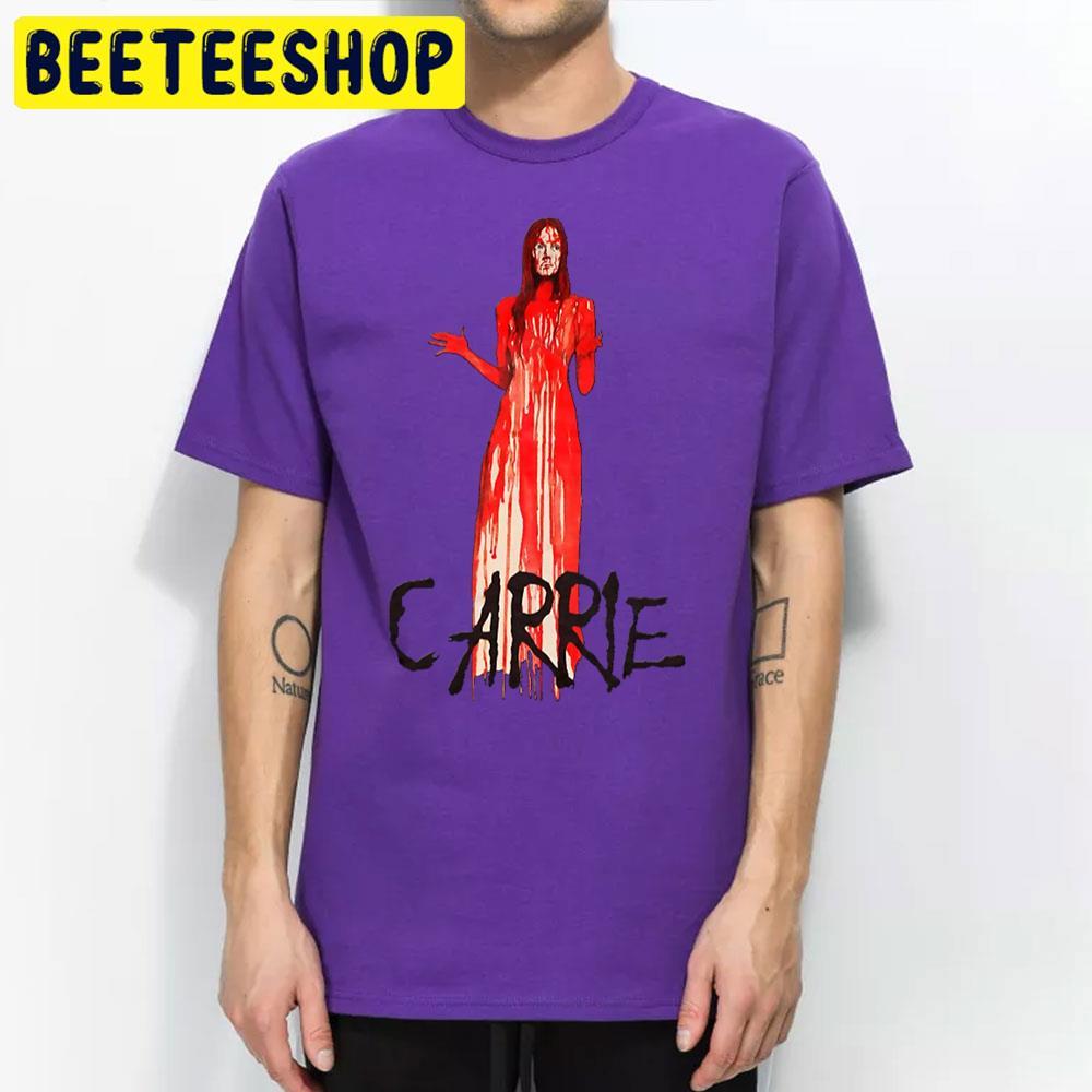 Bloody Carrie White Halloween Beeteeshop Trending Unisex T-Shirt Bloody Carrie White Halloween Beeteeshop Trending Unisex T-Shirt