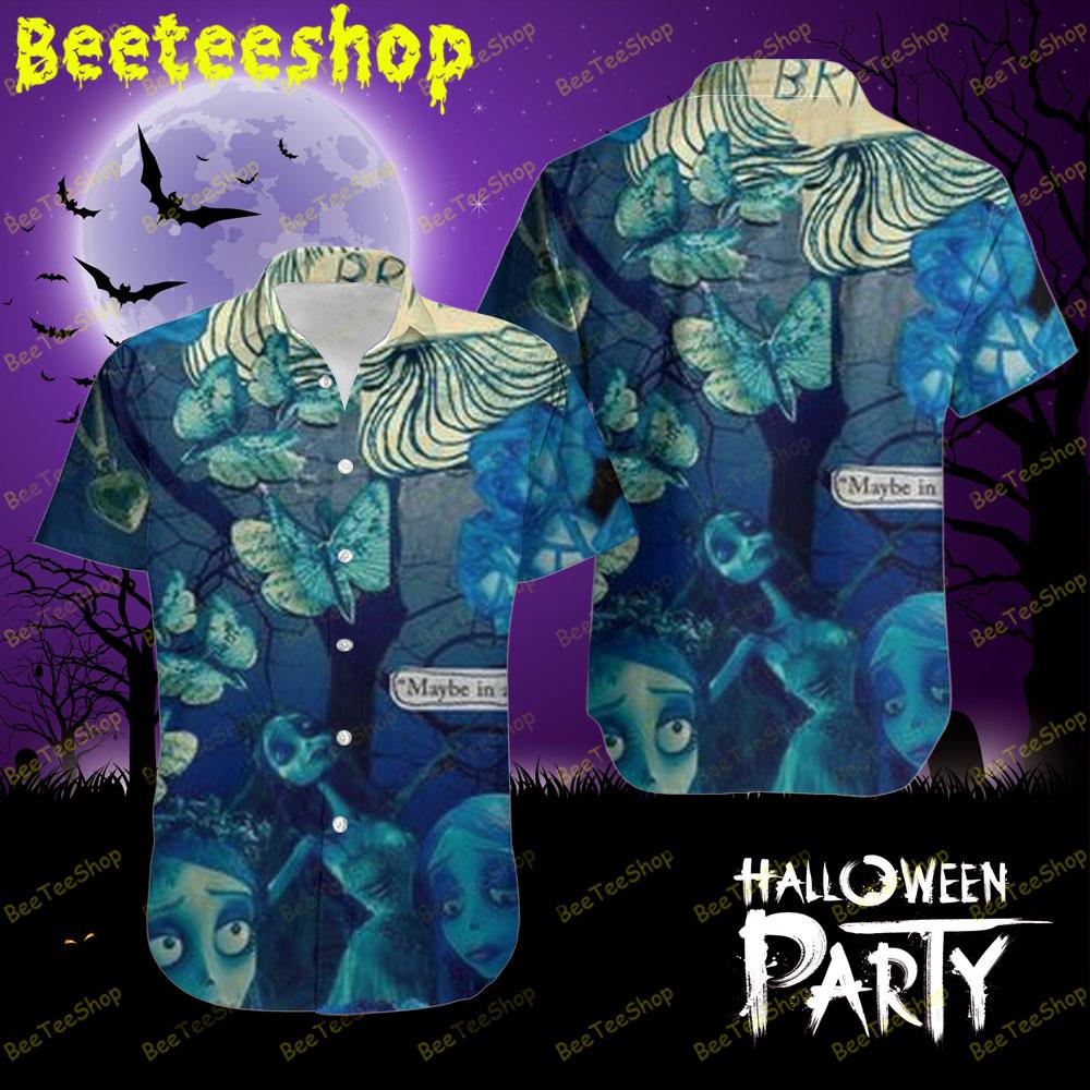 Blue Art Corpse Bride Halloween Beeteeshop Hawaii Shirt Blue Art Corpse Bride Halloween Beeteeshop Hawaii Shirt
