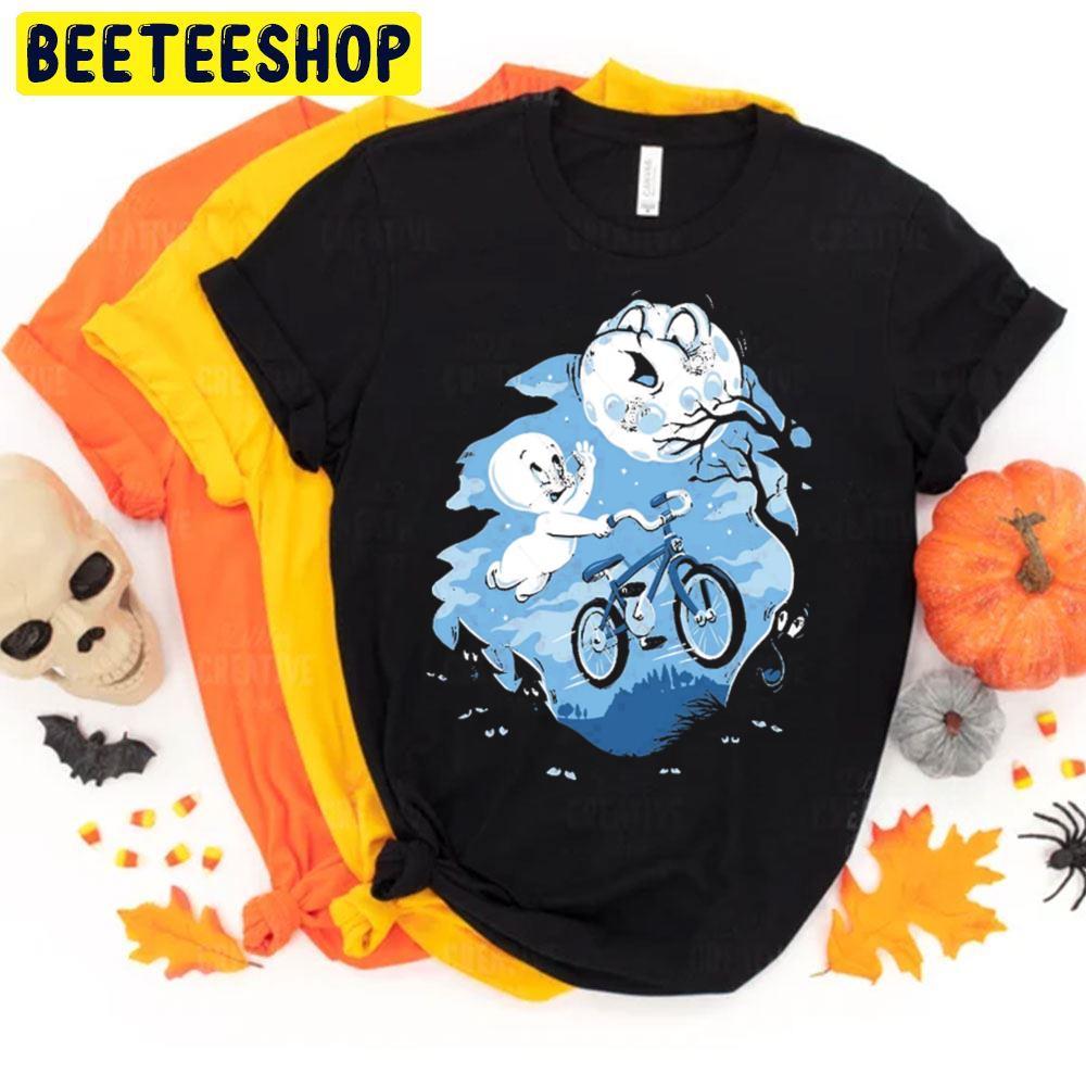Blue Style Ghost Rider Casper Halloween Beeteeshop Trending Unisex T-Shirt Blue Style Ghost Rider Casper Halloween Beeteeshop Trending Unisex T-Shirt