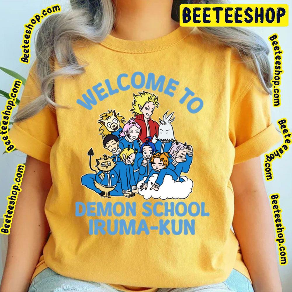 Blue Style Welcome To Demon School Iruma Beeteeshop Trending Unisex T-Shirt Blue Style Welcome To Demon School Iruma Beeteeshop Trending Unisex T-Shirt