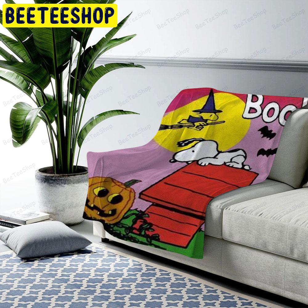 Boo It's The Great Pumpkin Charlie Brown Halloween Beeteeshop US Cozy Blanket Boo It's The Great Pumpkin Charlie Brown Halloween Beeteeshop US Cozy Blanket