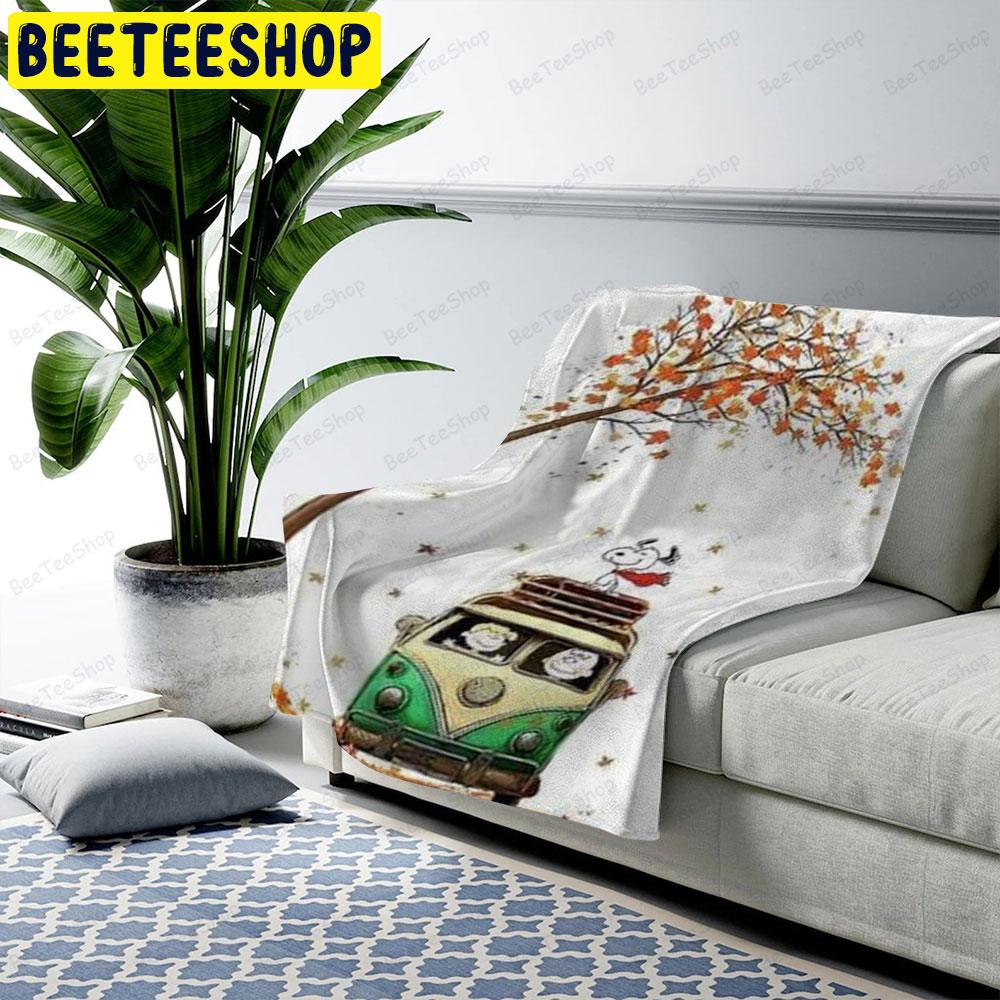 Bus It's The Great Pumpkin Charlie Brown Halloween Beeteeshop US Cozy Blanket Bus It's The Great Pumpkin Charlie Brown Halloween Beeteeshop US Cozy Blanket