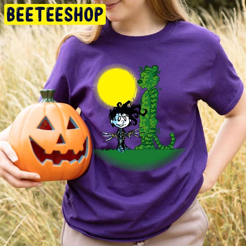 Calvin Edward Scissorhands Halloween Beeteeshop Trending Unisex T-Shirt Calvin Edward Scissorhands Halloween Beeteeshop Trending Unisex T-Shirt