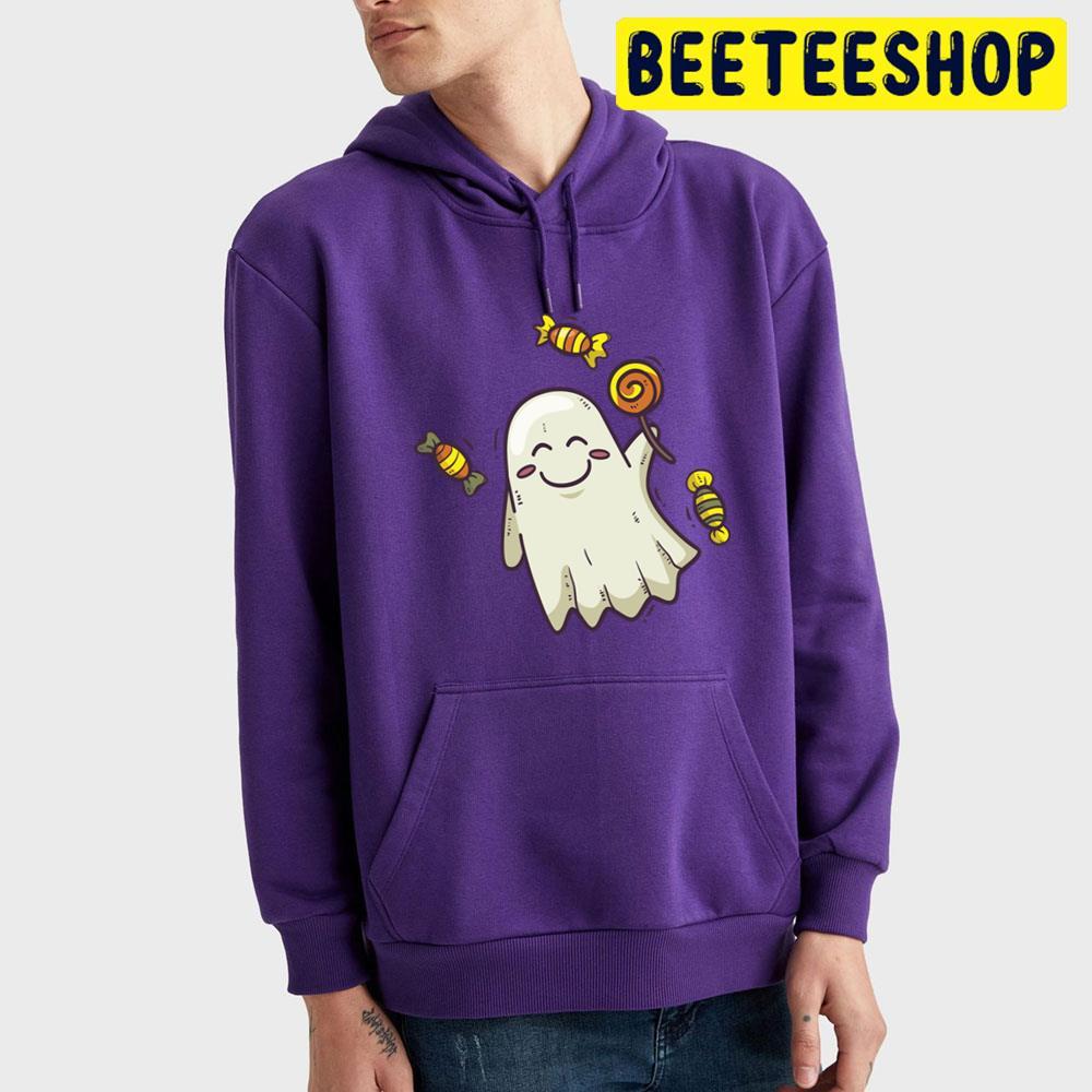 Candy Ghost Casper Halloween Beeteeshop Trending Unisex T-Shirt Candy Ghost Casper Halloween Beeteeshop Trending Unisex T-Shirt