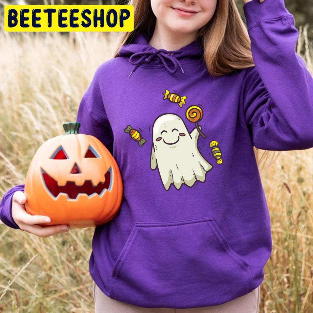 Candy Ghost Casper Halloween Beeteeshop Trending Unisex T-Shirt Candy Ghost Casper Halloween Beeteeshop Trending Unisex T-Shirt