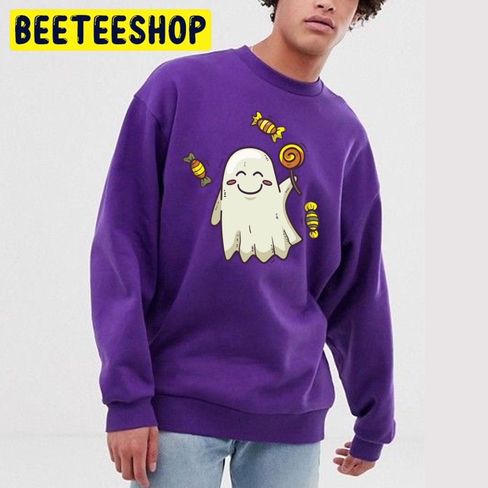 Candy Ghost Casper Halloween Beeteeshop Trending Unisex T-Shirt Candy Ghost Casper Halloween Beeteeshop Trending Unisex T-Shirt