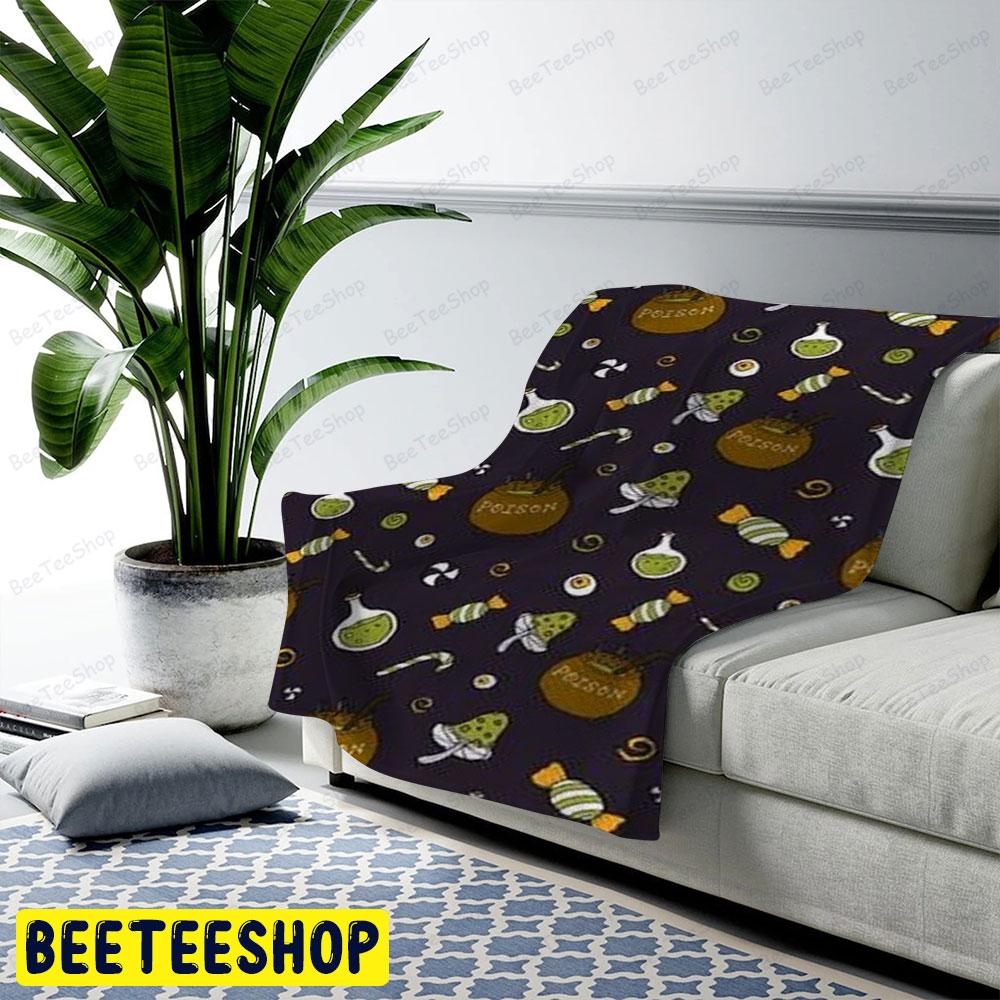 Candy Pumpkins Halloween Pattern 141 Beeteeshop US Cozy Blanket Candy Pumpkins Halloween Pattern 141 Beeteeshop US Cozy Blanket