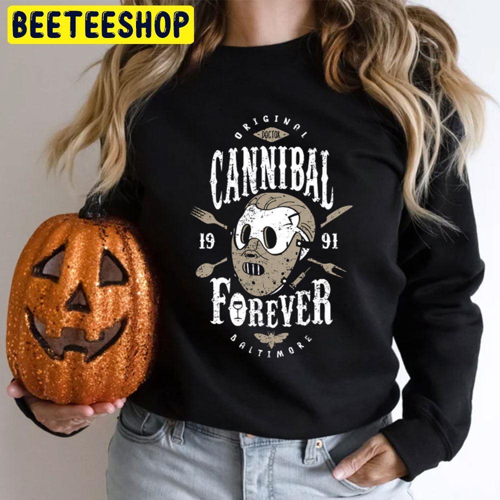 Cannibal Forever Hannibal Lecter Halloween Beeteeshop Trending Unisex T-Shirt Cannibal Forever Hannibal Lecter Halloween Beeteeshop Trending Unisex T-Shirt