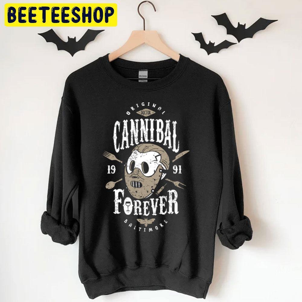 Cannibal Forever Hannibal Lecter Halloween Beeteeshop Trending Unisex T-Shirt Cannibal Forever Hannibal Lecter Halloween Beeteeshop Trending Unisex T-Shirt