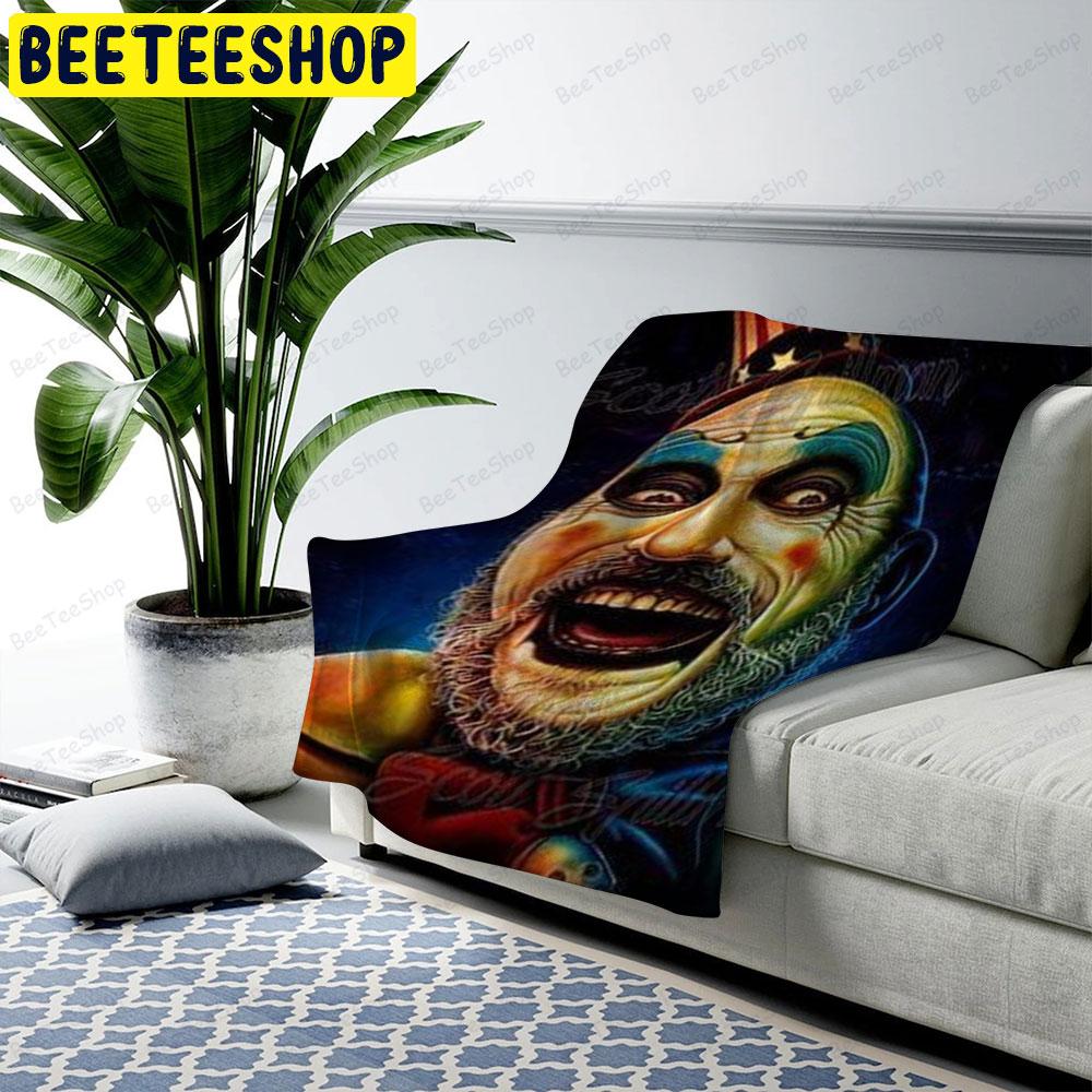 Captain Spaulding House Of 1000 Corpses Halloween Beeteeshop US Cozy Blanket Captain Spaulding House Of 1000 Corpses Halloween Beeteeshop US Cozy Blanket