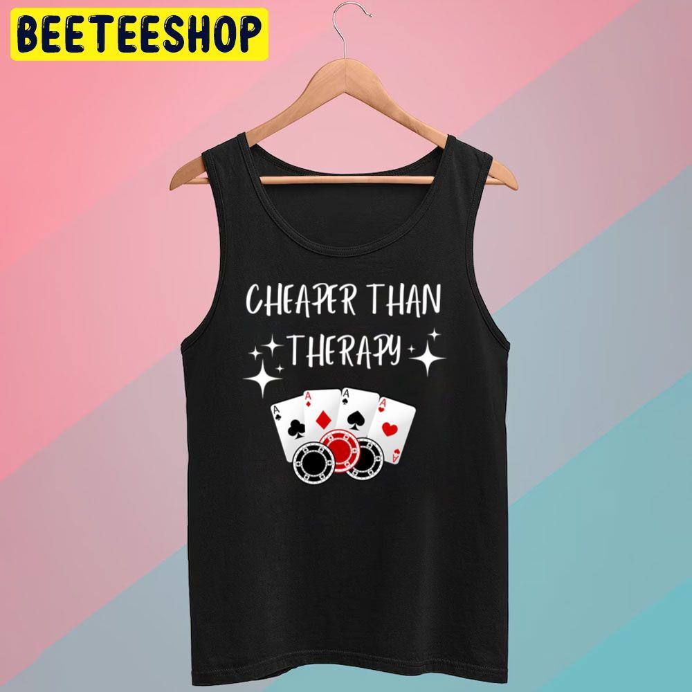 Casino Poker Therapy Game Beeteeshop Trending Unisex T-Shirt Casino Poker Therapy Game Beeteeshop Trending Unisex T-Shirt