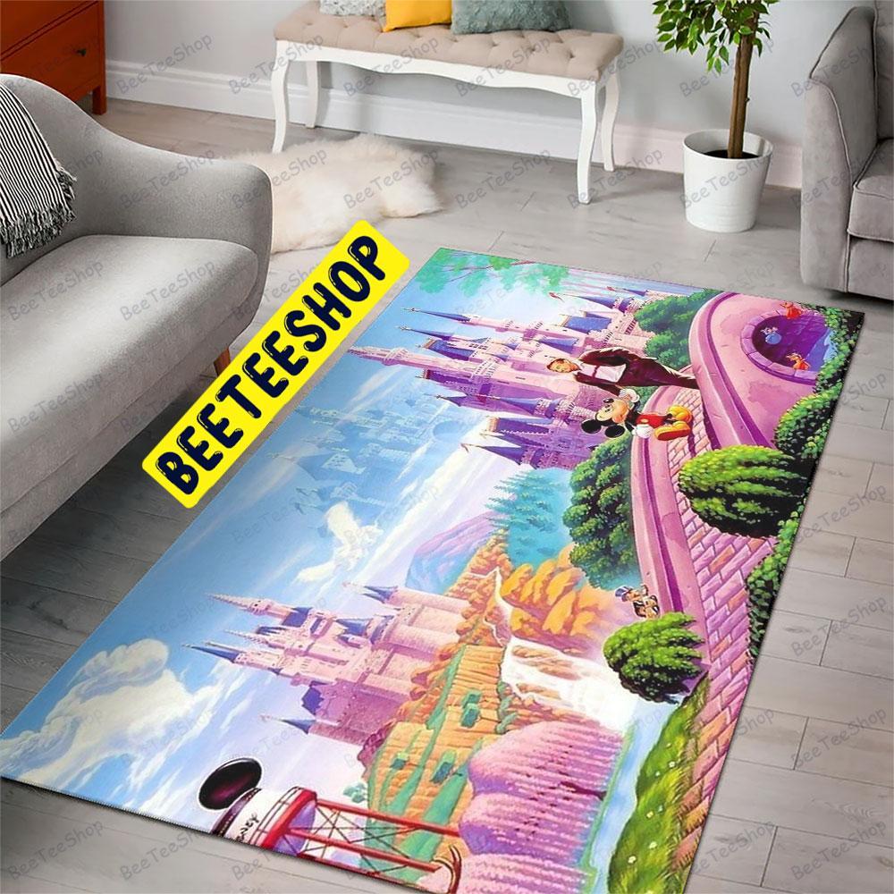 Castle The Wonderful World Of Disney Halloween Beeteeshop Rug Rectangle Castle The Wonderful World Of Disney Halloween Beeteeshop Rug Rectangle