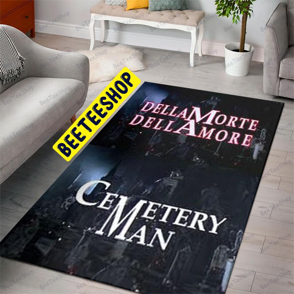 Cemetery Dellamorte Dellamore Halloween Beeteeshop Rug Rectangle Cemetery Dellamorte Dellamore Halloween Beeteeshop Rug Rectangle