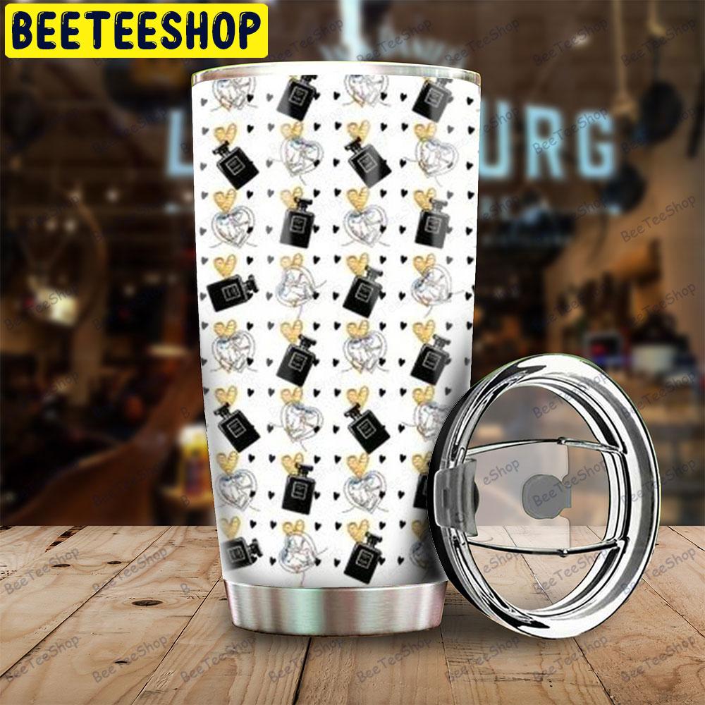 Chanel Pattern Version 345 Beeteeshop Tumbler Chanel Pattern Version 345 Beeteeshop Tumbler