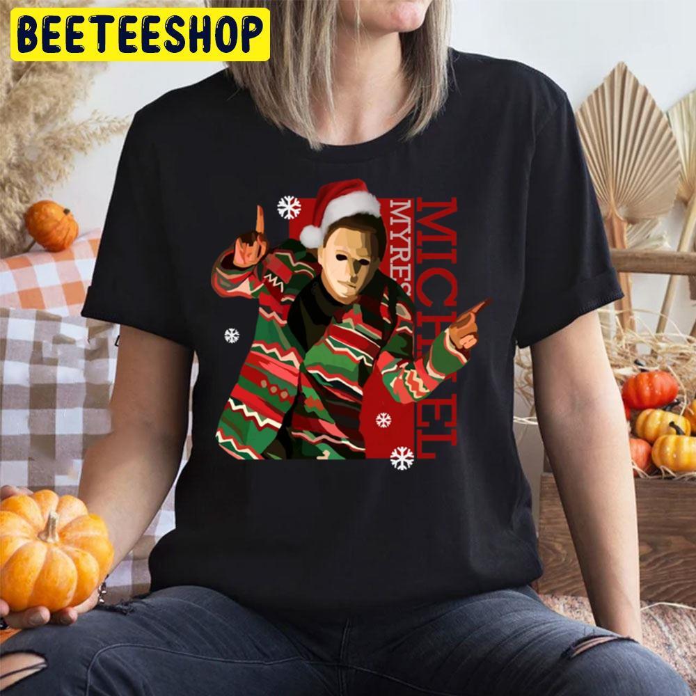 Christmas Michael Myers Halloween Beeteeshop Trending Unisex T-Shirt Christmas Michael Myers Halloween Beeteeshop Trending Unisex T-Shirt