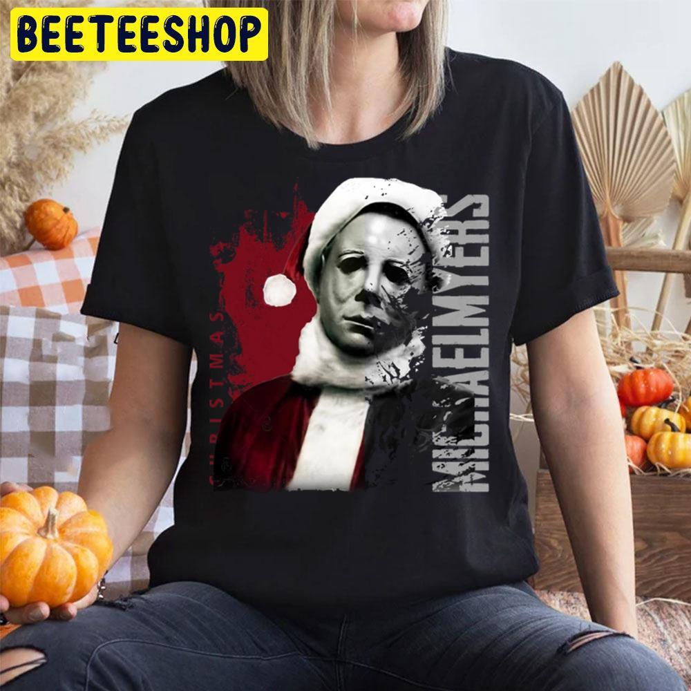 Christmas Scary Michael Myers Halloween Beeteeshop Trending Unisex T-Shirt Christmas Scary Michael Myers Halloween Beeteeshop Trending Unisex T-Shirt