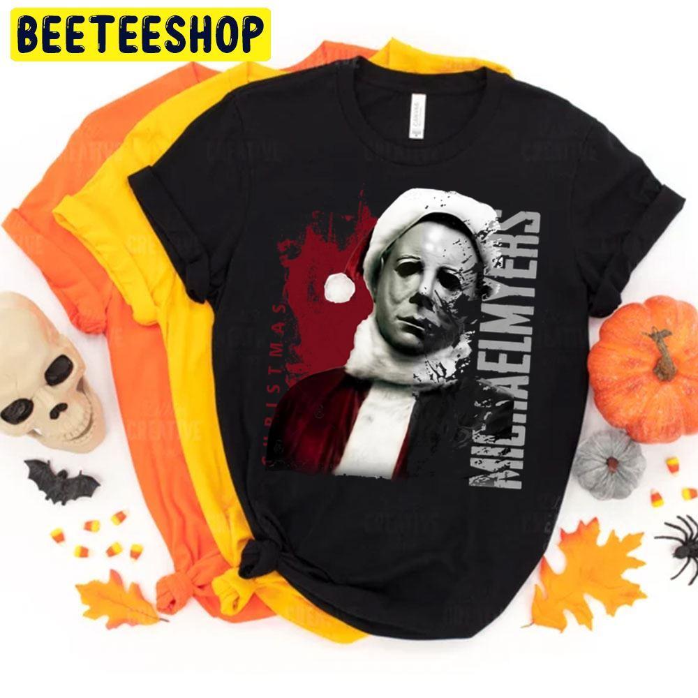 Christmas Scary Michael Myers Halloween Beeteeshop Trending Unisex T-Shirt Christmas Scary Michael Myers Halloween Beeteeshop Trending Unisex T-Shirt