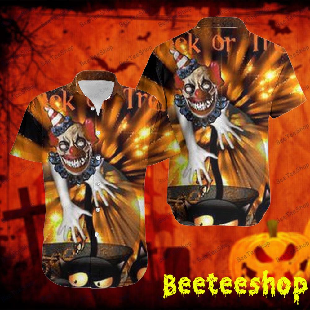 Clown Trick 'R Treat Halloween Beeteeshop Hawaii Shirt Clown Trick 'R Treat Halloween Beeteeshop Hawaii Shirt