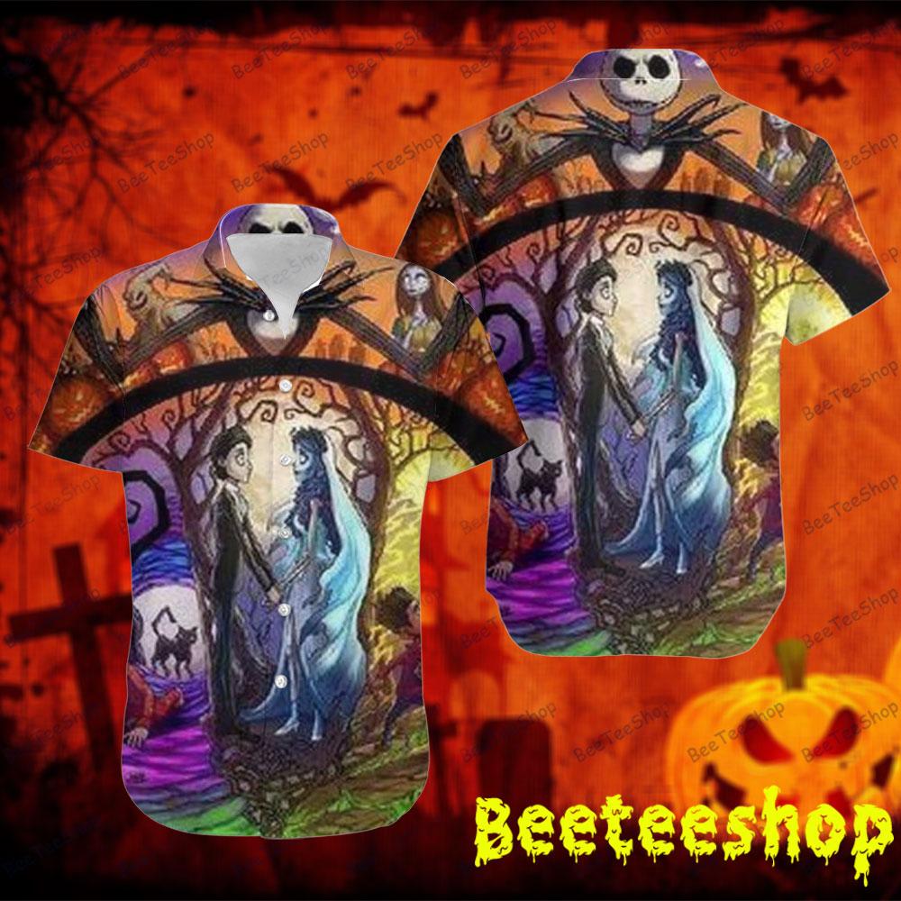 Color Wedding The Nightmare Before Christmas Halloween Beeteeshop Hawaii Shirt Color Wedding The Nightmare Before Christmas Halloween Beeteeshop Hawaii Shirt