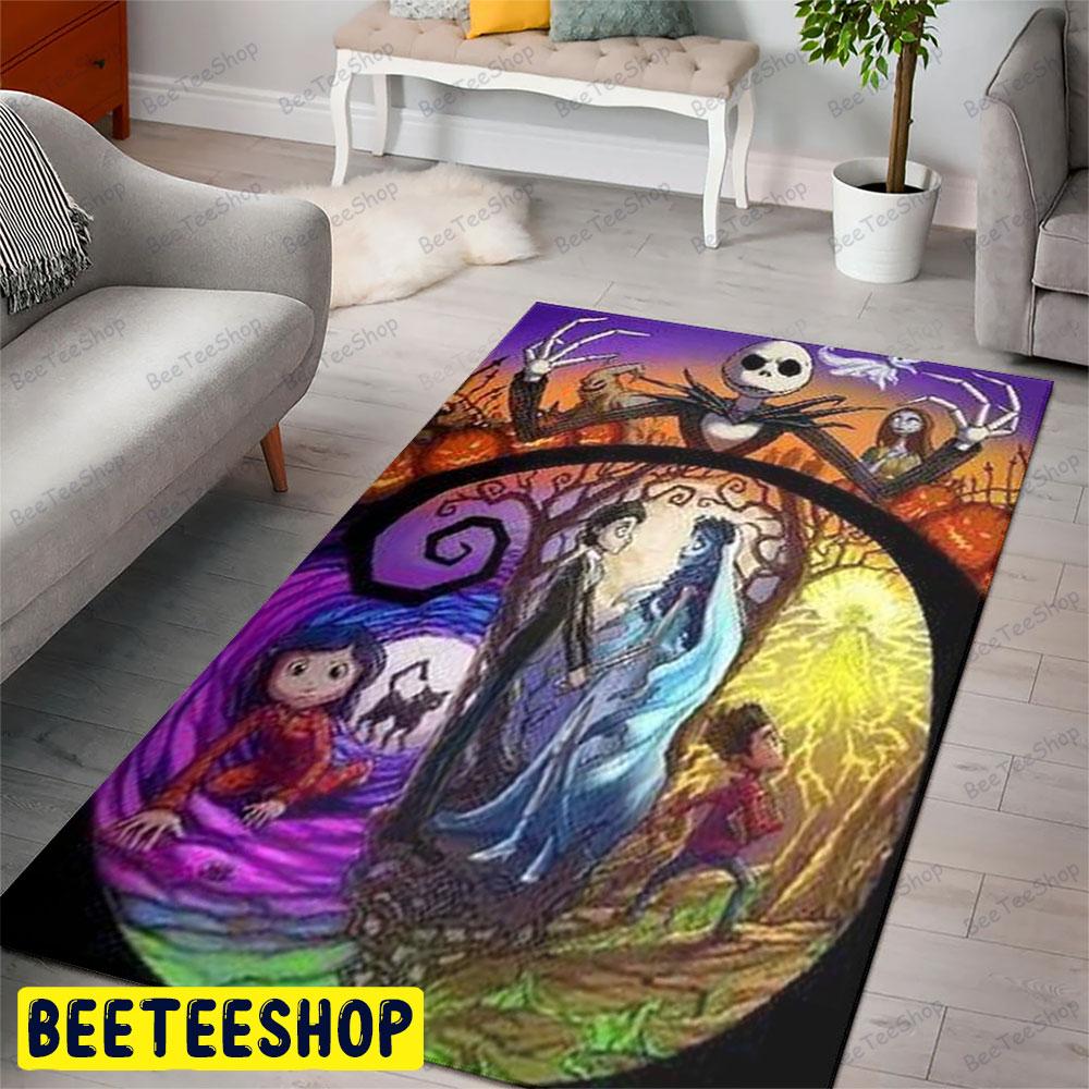 Color Wedding The Nightmare Before Christmas Halloween Beeteeshop Rug Rectangle Color Wedding The Nightmare Before Christmas Halloween Beeteeshop Rug Rectangle