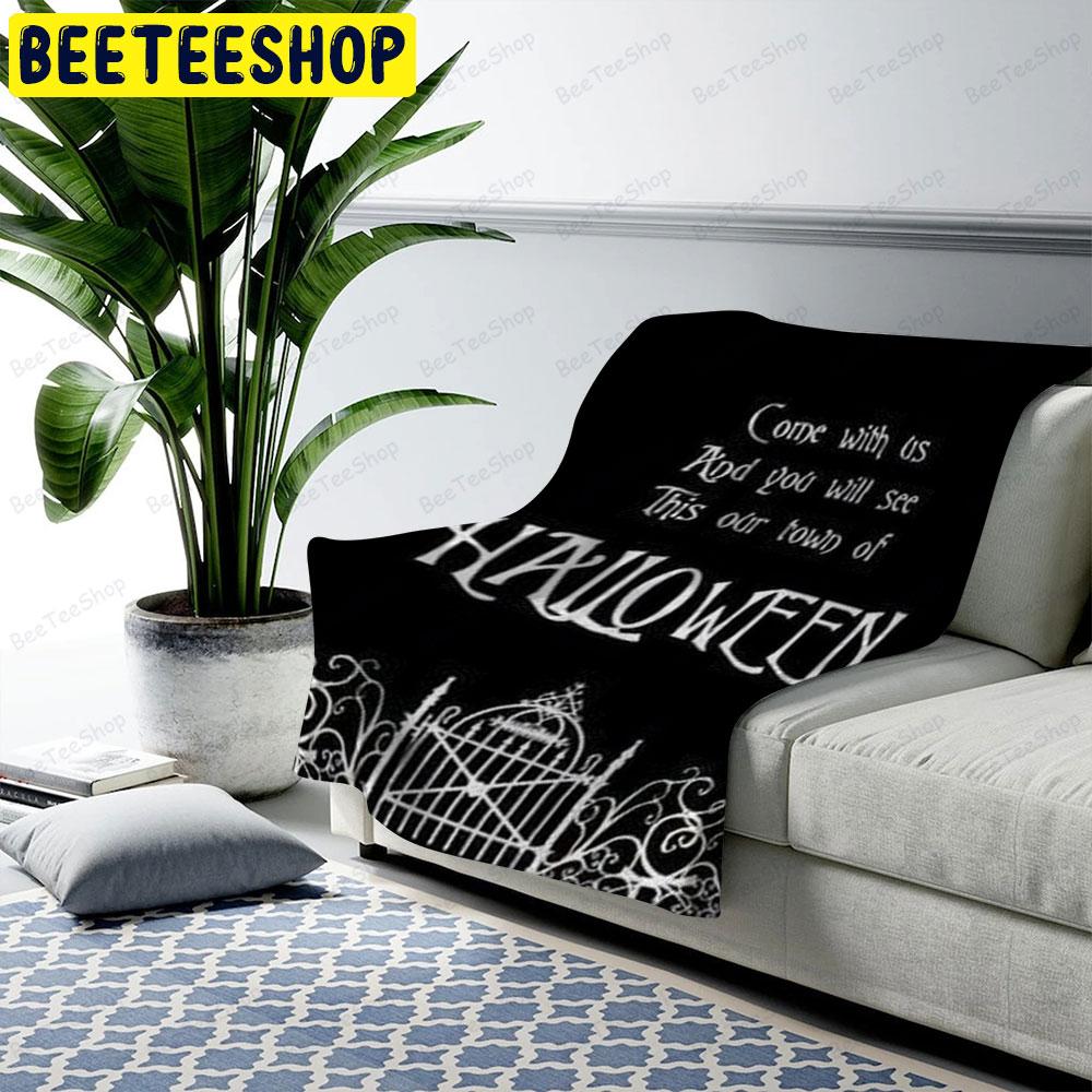 Come With Us The Nightmare Before Christmas Halloween Beeteeshop US Cozy Blanket Come With Us The Nightmare Before Christmas Halloween Beeteeshop US Cozy Blanket