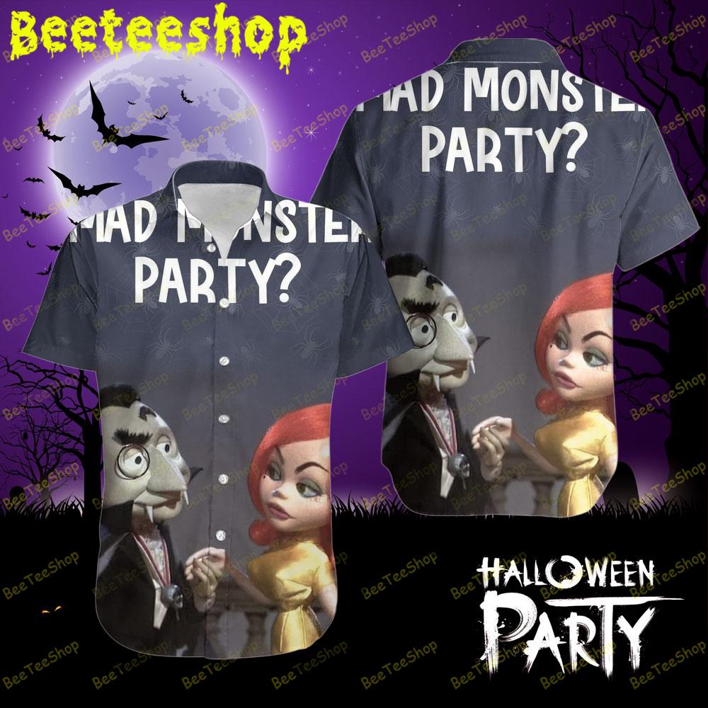 Couple Mad Monster Party Halloween Beeteeshop Hawaii Shirt Couple Mad Monster Party Halloween Beeteeshop Hawaii Shirt