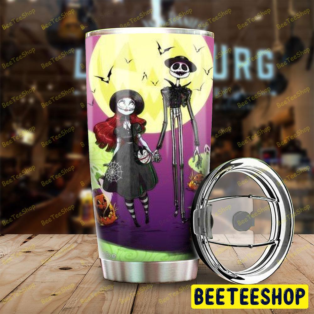 Couple Walking The Nightmare Before Christmas Halloween Beeteeshop Tumbler Couple Walking The Nightmare Before Christmas Halloween Beeteeshop Tumbler