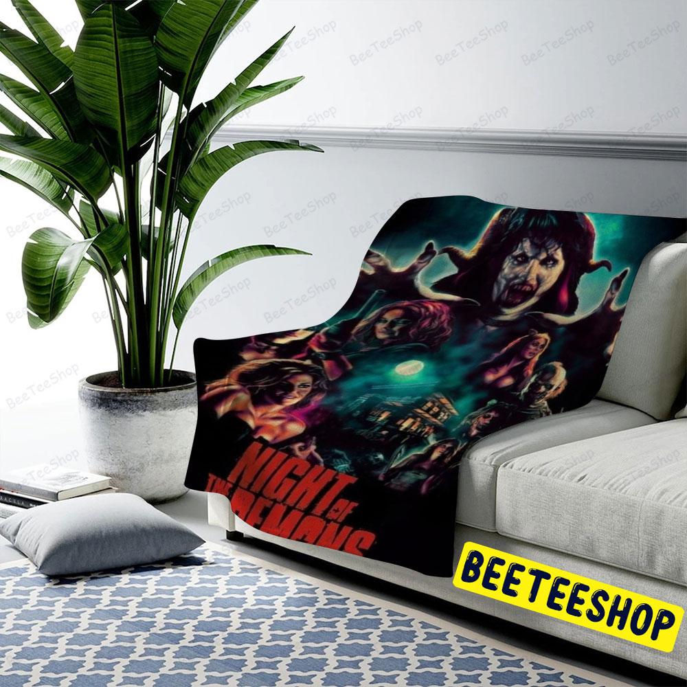 Dark Horror Night Of The Demons Halloween Beeteeshop US Cozy Blanket Dark Horror Night Of The Demons Halloween Beeteeshop US Cozy Blanket